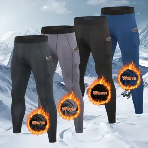 Unisex Thermal Running Tights – Warm Quick-Dry Performance Fit